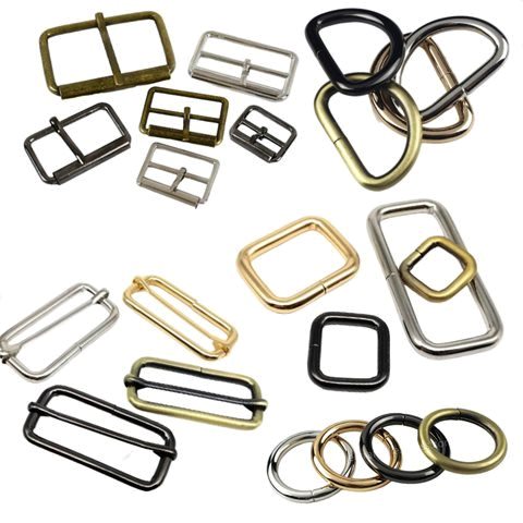 Пряжки, регуляторы, рамки, кольца и полукольца