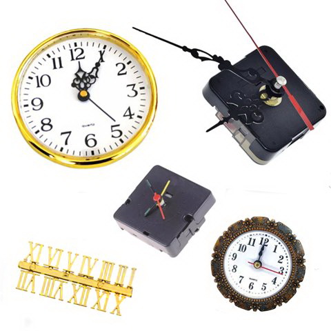 Часовые механизмы и стрелки