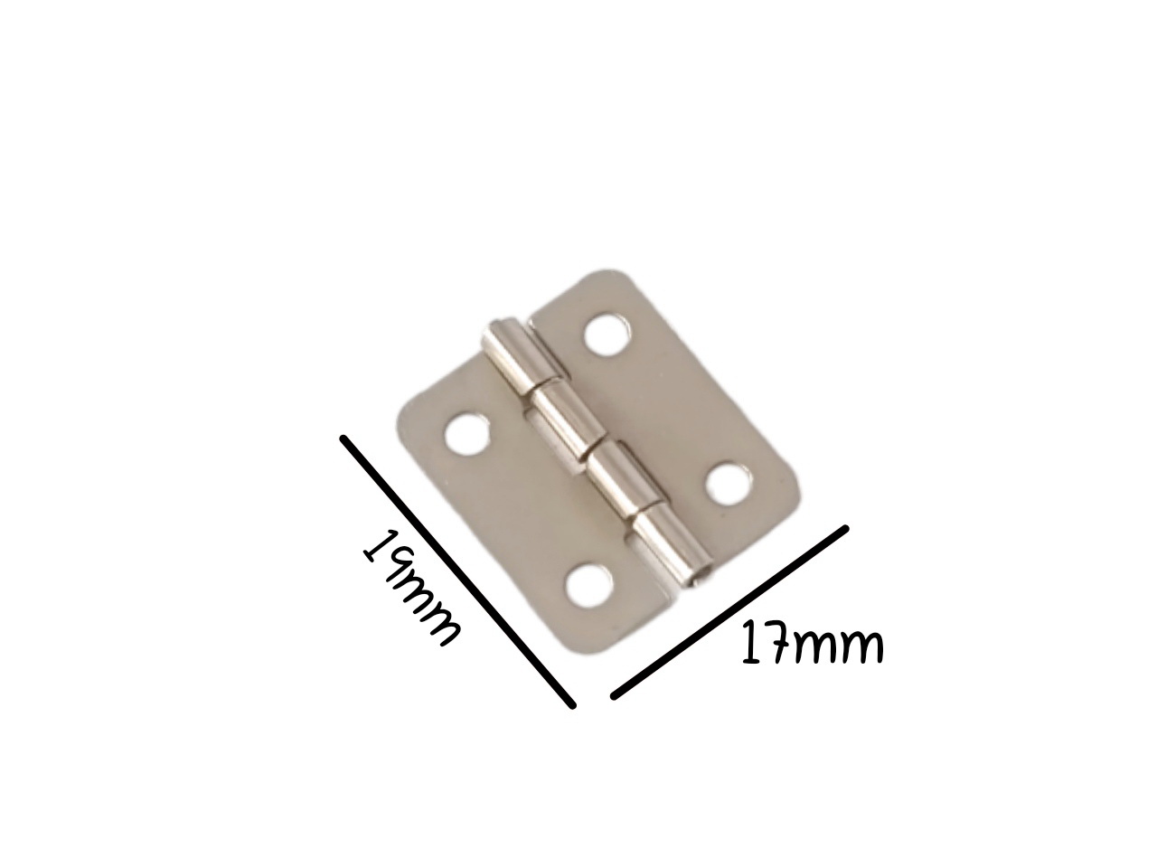 Петля В-012 серебряная