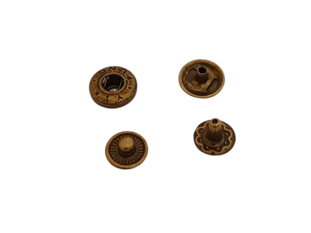 Кнопка 10мм антик