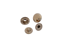 Кнопка 15 мм серебро