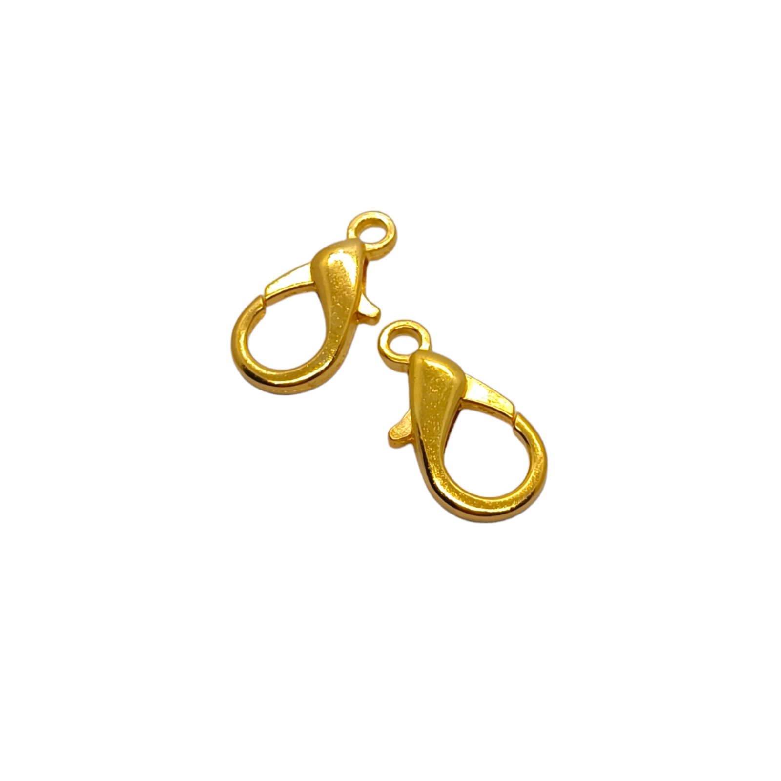 Замок-карабин С-305 карабин-коготь омара золото (уп.20шт)