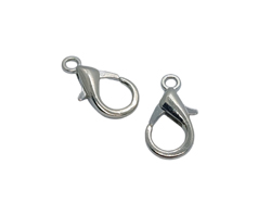 Замок-карабин С-306 карабин-коготь омара серебро (уп.20шт)