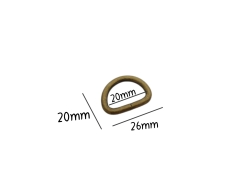 Полукольцо 26х20mm (DZK-03)
