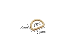 Полукольцо 26х20mm (DZK-04)