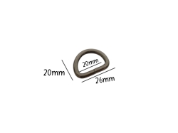 Полукольцо 26х20mm (DZK-12)