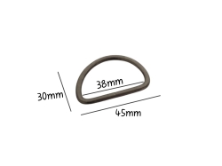 Полукольцо 45х30mm  (DZK-15)