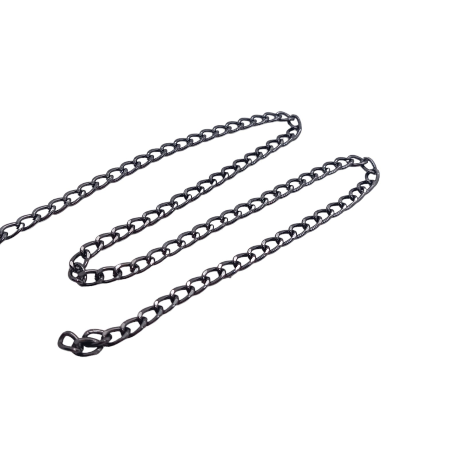 Цепочка темный никель №10/1