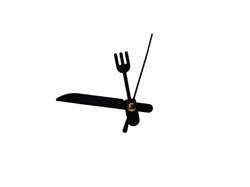 Стрелки для часовых механизмов T-17 черные(уп.10шт)