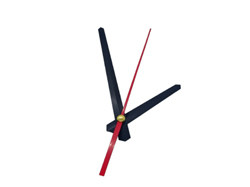 Стрелки для часового механизма T-18 чёрные(уп.10шт)