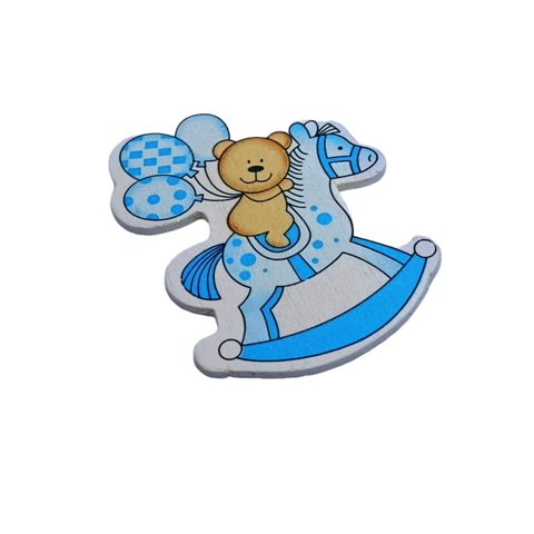 Декор 200 мишка на лошадке