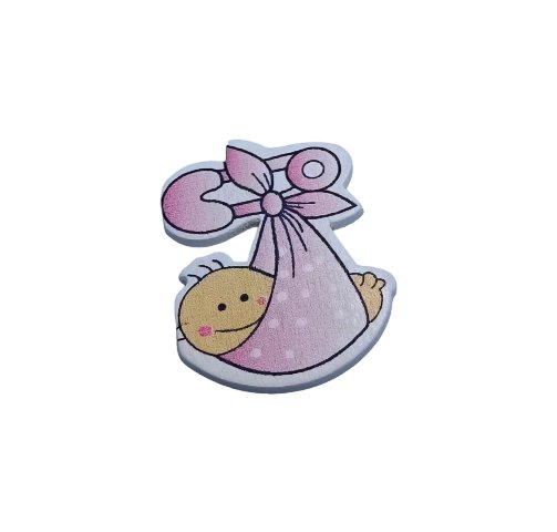 Декор малыш в розовой пелёнке