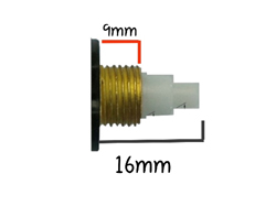 Комплект механизм + стрелка,16мм