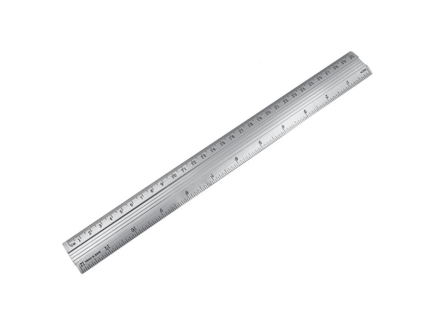 Лінійка 30см алюм(12шт)