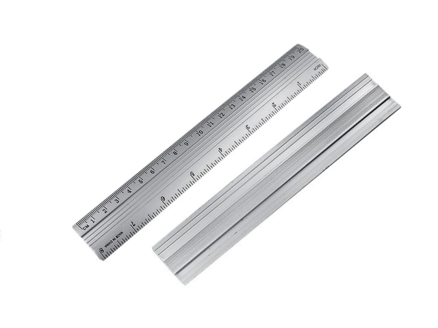 Лінійка 20см алюм(12шт)