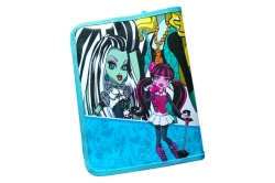 Папка на молнии для тетрадей А5  ``Monster high``