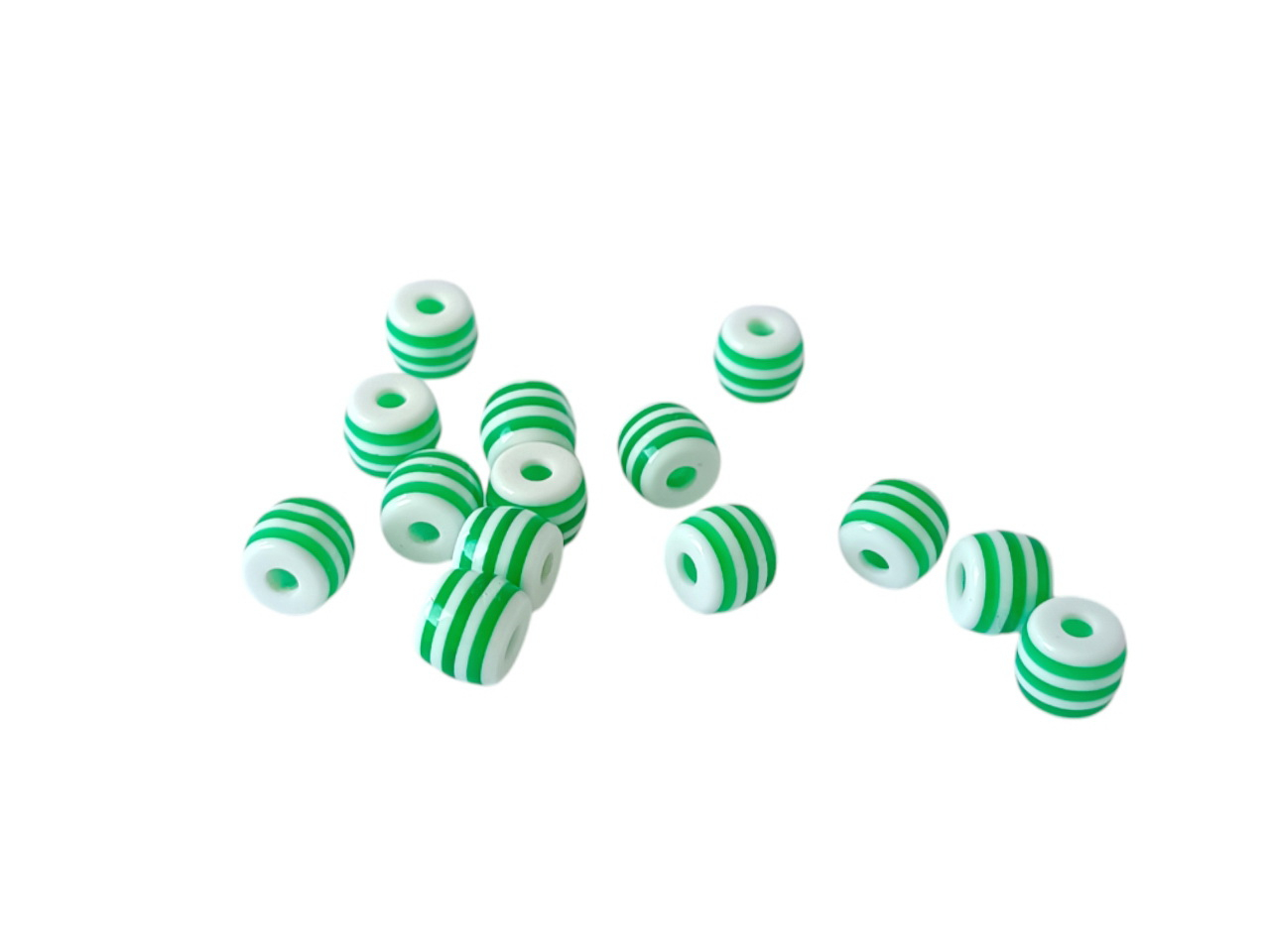 Бусинки в полоску №9 (уп.50шт)
