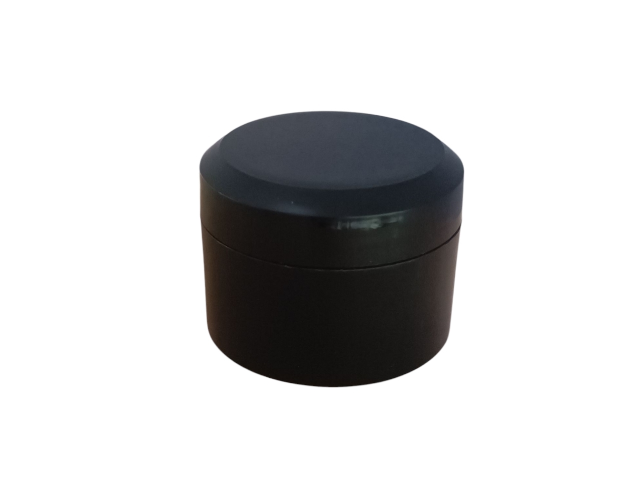 Баночка косметическая 20г с защитным диском черная