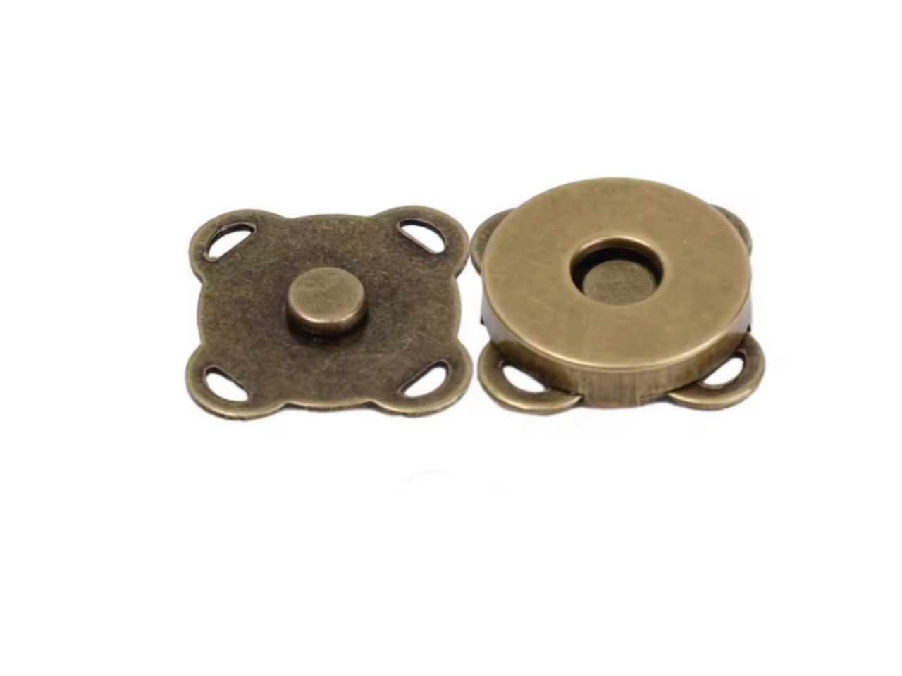 Кнопка магнитная 18мм пришивнаяя латунь