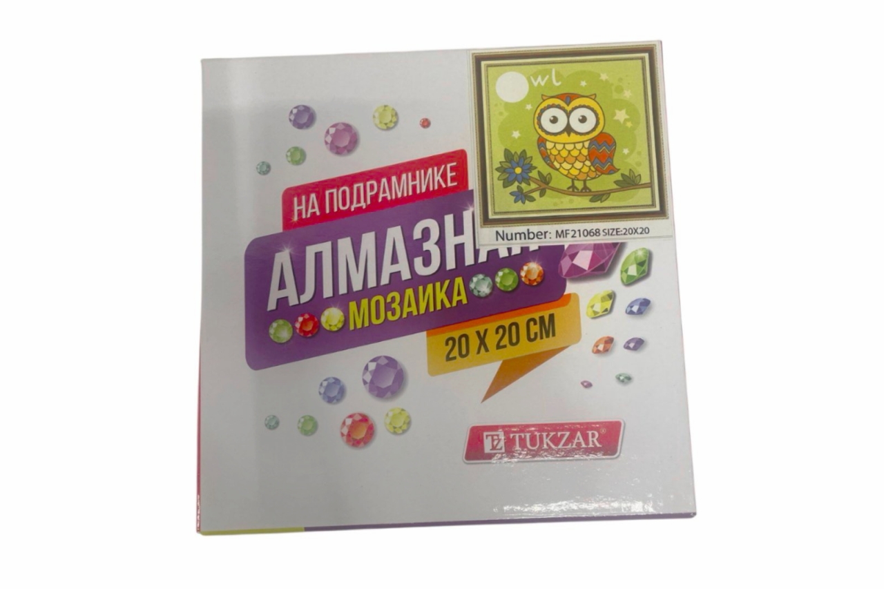 Алмазная мозаика 20*20 "Совенок"
