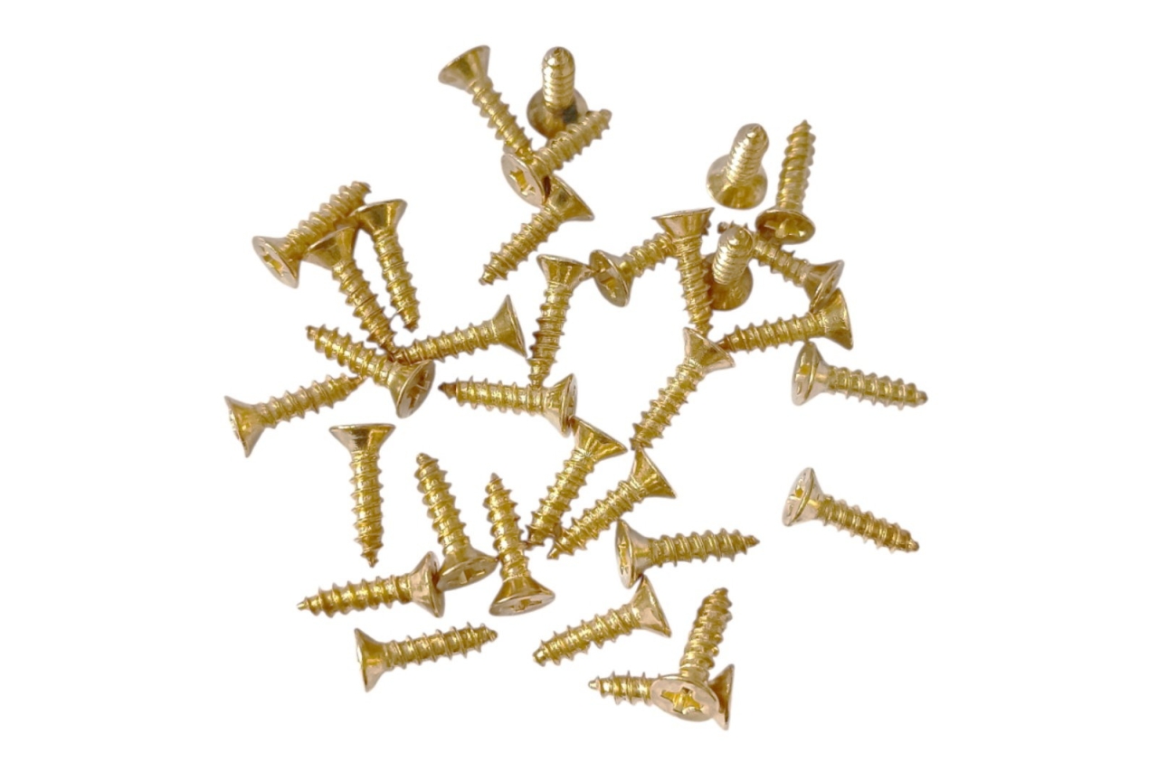 Шурупы золото  3х12мм