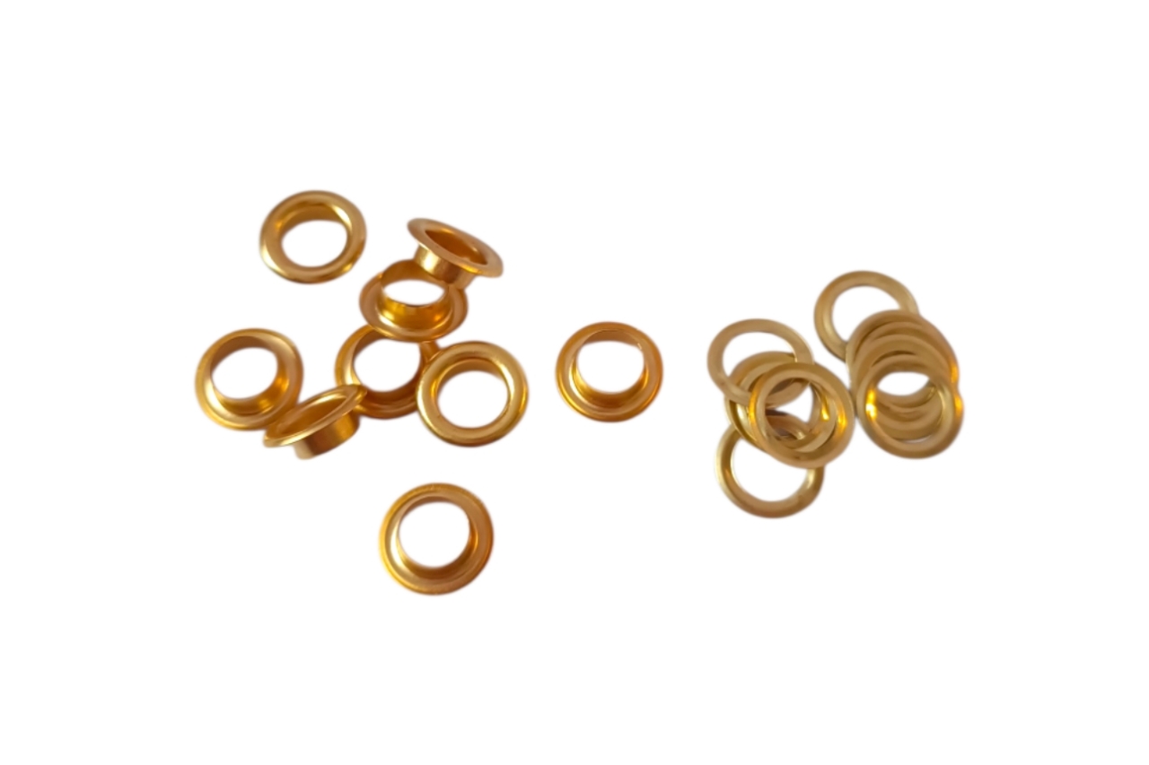 Люверси 10мм золото (уп.50шт)